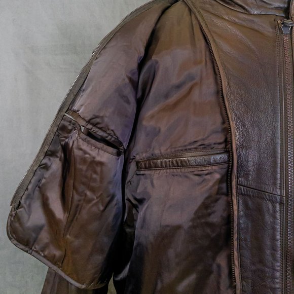 Reed Sportswear Brown Leather Jacket (NWOT) - Picture 11 of 15